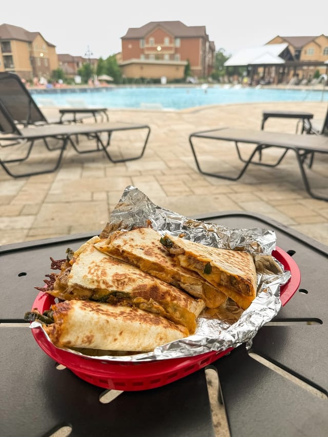 Chicken Quesadilla.
