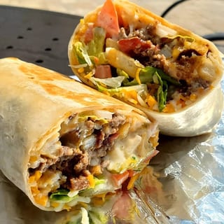 Cheeseburger Burrito