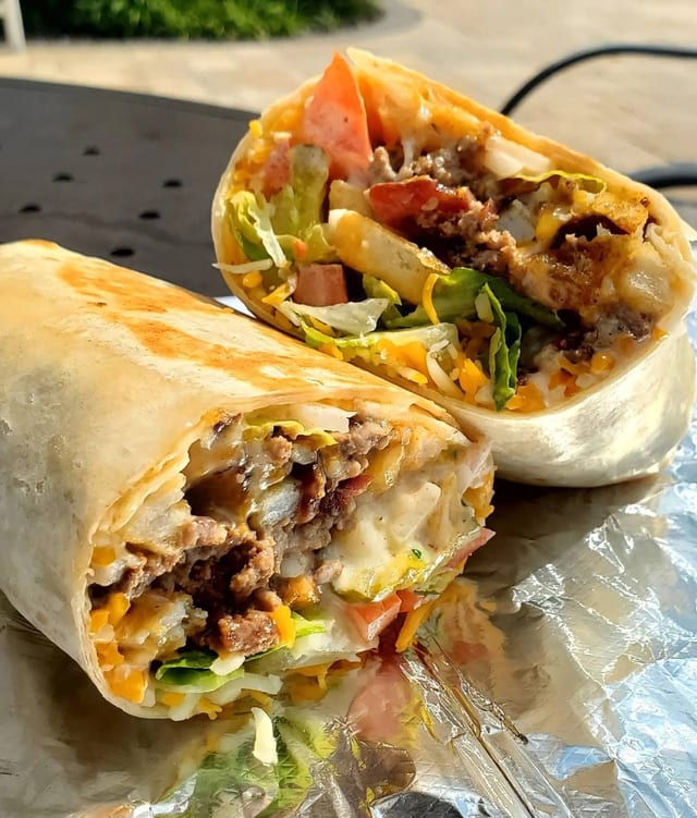 Cheeseburger Burrito.