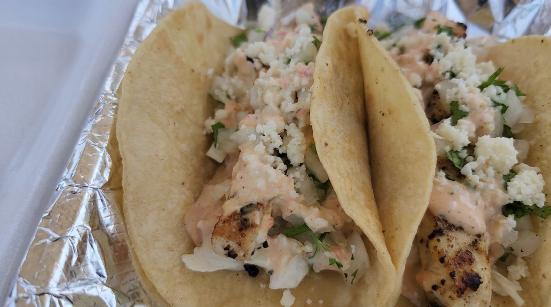 The fish tacos